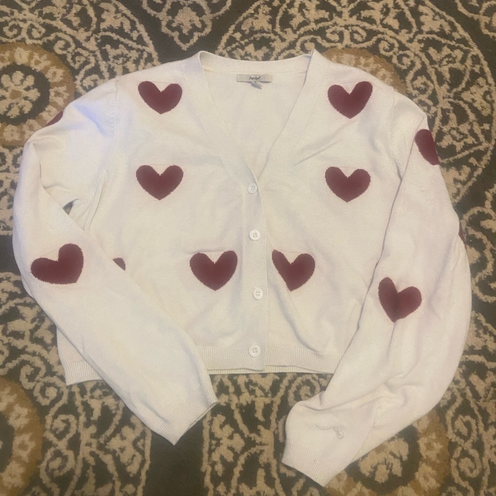 Papaya Heart Cardigan